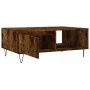 Smoked oak engineered wood coffee table 90x60x35 cm by vidaXL, Coffee table - Ref: Foro24-827065, Price: 72,43 €, Discount: %