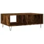 Smoked oak engineered wood coffee table 90x60x35 cm by vidaXL, Coffee table - Ref: Foro24-827065, Price: 72,43 €, Discount: %