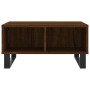 Engineered wood coffee table in brown oak, 60x60x30 cm by vidaXL, Coffee table - Ref: Foro24-827051, Price: 55,25 €, Discount: %