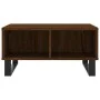 Engineered wood coffee table in brown oak, 60x60x30 cm by vidaXL, Coffee table - Ref: Foro24-827051, Price: 54,56 €, Discount: %