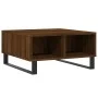 Engineered wood coffee table in brown oak, 60x60x30 cm by vidaXL, Coffee table - Ref: Foro24-827051, Price: 54,56 €, Discount: %