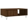 Mesa de centro madera de ingeniería roble marrón 90x60x35 cm de vidaXL, Mesas de centro - Ref: Foro24-827067, Precio: 61,20 €...
