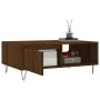 Mesa de centro madera de ingeniería roble marrón 90x60x35 cm de vidaXL, Mesas de centro - Ref: Foro24-827067, Precio: 61,20 €...