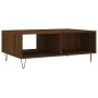 Mesa de centro madera de ingeniería roble marrón 90x60x35 cm de vidaXL, Mesas de centro - Ref: Foro24-827067, Precio: 61,20 €...