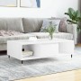 White engineered wood coffee table 104x60x35 cm by vidaXL, Coffee table - Ref: Foro24-827076, Price: 67,64 €, Discount: %