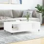 Glossy white engineered wood coffee table 104x60x35 cm by vidaXL, Coffee table - Ref: Foro24-827078, Price: 87,39 €, Discount: %