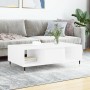 Glänzend weißer Couchtisch aus Holzwerkstoff, 104 x 60 x 35 cm von vidaXL, Couchtisch - Ref: Foro24-827078, Preis: 88,74 €, R...