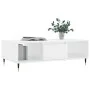 Glossy white engineered wood coffee table 104x60x35 cm by vidaXL, Coffee table - Ref: Foro24-827078, Price: 87,39 €, Discount: %