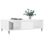 Glänzend weißer Couchtisch aus Holzwerkstoff, 104 x 60 x 35 cm von vidaXL, Couchtisch - Ref: Foro24-827078, Preis: 88,74 €, R...