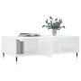 Glossy white engineered wood coffee table 104x60x35 cm by vidaXL, Coffee table - Ref: Foro24-827078, Price: 87,39 €, Discount: %