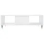 Glossy white engineered wood coffee table 104x60x35 cm by vidaXL, Coffee table - Ref: Foro24-827078, Price: 87,39 €, Discount: %