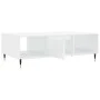 Glossy white engineered wood coffee table 104x60x35 cm by vidaXL, Coffee table - Ref: Foro24-827078, Price: 87,39 €, Discount: %
