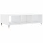 Mesa de centro madera de ingeniería blanco brillo 104x60x35 cm de vidaXL, Mesas de centro - Ref: Foro24-827078, Precio: 88,74...
