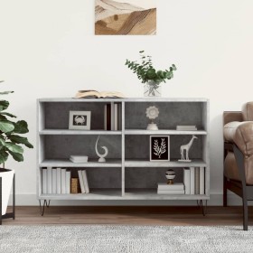 Concrete gray plywood sideboard 103.5x35x70 cm by vidaXL, Sideboards - Ref: Foro24-827112, Price: 69,80 €, Discount: %