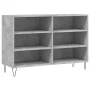 Concrete gray plywood sideboard 103.5x35x70 cm by vidaXL, Sideboards - Ref: Foro24-827112, Price: 68,96 €, Discount: %