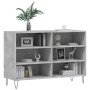 Concrete gray plywood sideboard 103.5x35x70 cm by vidaXL, Sideboards - Ref: Foro24-827112, Price: 69,99 €, Discount: %