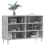 Concrete gray plywood sideboard 103.5x35x70 cm by vidaXL, Sideboards - Ref: Foro24-827112, Price: 68,96 €, Discount: %