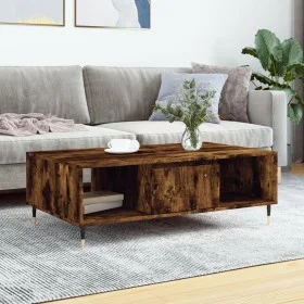 Smoked oak engineered wood coffee table 104x60x35 cm by vidaXL, Coffee table - Ref: Foro24-827081, Price: 66,16 €, Discount: %