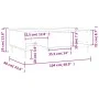 Smoked oak engineered wood coffee table 104x60x35 cm by vidaXL, Coffee table - Ref: Foro24-827081, Price: 66,16 €, Discount: %