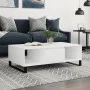 Weißer Couchtisch aus Holzwerkstoff, 104 x 60 x 35 cm von vidaXL, Couchtisch - Ref: Foro24-827092, Preis: 92,46 €, Rabatt: %