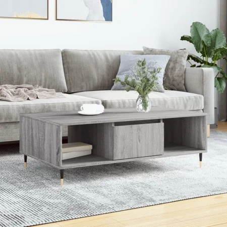 Sonoma-Couchtisch aus grauem Holzwerkstoff, 104 x 60 x 35 cm von vidaXL, Couchtisch - Ref: Foro24-827082, Preis: 82,81 €, Rab...