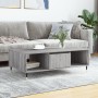 Sonoma gray engineered wood coffee table 104x60x35 cm by vidaXL, Coffee table - Ref: Foro24-827082, Price: 84,01 €, Discount: %
