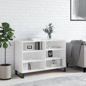 Aparador de madera de ingeniería blanco 103,5x35x70 cm de vidaXL, Aparadores - Ref: Foro24-827116, Precio: 79,33 €, Descuento: %