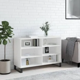 White engineered wood sideboard 103.5x35x70 cm by vidaXL, Sideboards - Ref: Foro24-827116, Price: 78,36 €, Discount: %