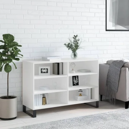 White engineered wood sideboard 103.5x35x70 cm by vidaXL, Sideboards - Ref: Foro24-827116, Price: 78,36 €, Discount: %
