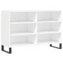 White engineered wood sideboard 103.5x35x70 cm by vidaXL, Sideboards - Ref: Foro24-827116, Price: 78,36 €, Discount: %