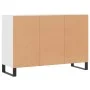 White engineered wood sideboard 103.5x35x70 cm by vidaXL, Sideboards - Ref: Foro24-827116, Price: 78,36 €, Discount: %
