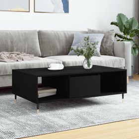 Schwarzer Couchtisch aus Holzwerkstoff, 104 x 60 x 35 cm von vidaXL, Couchtisch - Ref: Foro24-827077, Preis: 67,75 €, Rabatt: %