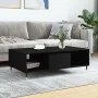 Black engineered wood coffee table 104x60x35 cm by vidaXL, Coffee table - Ref: Foro24-827077, Price: 67,75 €, Discount: %