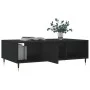 Black engineered wood coffee table 104x60x35 cm by vidaXL, Coffee table - Ref: Foro24-827077, Price: 67,75 €, Discount: %