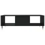 Black engineered wood coffee table 104x60x35 cm by vidaXL, Coffee table - Ref: Foro24-827077, Price: 67,75 €, Discount: %