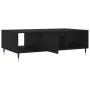 Black engineered wood coffee table 104x60x35 cm by vidaXL, Coffee table - Ref: Foro24-827077, Price: 67,75 €, Discount: %
