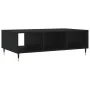 Black engineered wood coffee table 104x60x35 cm by vidaXL, Coffee table - Ref: Foro24-827077, Price: 67,75 €, Discount: %