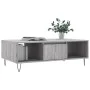 Sonoma gray engineered wood coffee table 104x60x35 cm by vidaXL, Coffee table - Ref: Foro24-827090, Price: 81,51 €, Discount: %