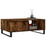 Smoked oak engineered wood coffee table 90x60x35 cm by vidaXL, Coffee table - Ref: Foro24-827073, Price: 71,64 €, Discount: %