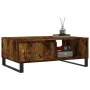Smoked oak engineered wood coffee table 90x60x35 cm by vidaXL, Coffee table - Ref: Foro24-827073, Price: 70,70 €, Discount: %