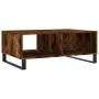 Mesa de centro madera de ingeniería roble ahumado 90x60x35 cm de vidaXL, Mesas de centro - Ref: Foro24-827073, Precio: 71,64 ...