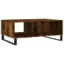 Smoked oak engineered wood coffee table 90x60x35 cm by vidaXL, Coffee table - Ref: Foro24-827073, Price: 70,70 €, Discount: %