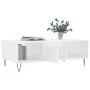 Glossy white engineered wood coffee table 104x60x35 cm by vidaXL, Coffee table - Ref: Foro24-827086, Price: 70,57 €, Discount: %