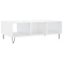 Glossy white engineered wood coffee table 104x60x35 cm by vidaXL, Coffee table - Ref: Foro24-827086, Price: 70,57 €, Discount: %