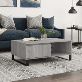 Sonoma gray engineered wood coffee table 90x60x35 cm by vidaXL, Coffee table - Ref: Foro24-827074, Price: 76,50 €, Discount: %