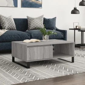Sonoma gray engineered wood coffee table 90x60x35 cm by vidaXL, Coffee table - Ref: Foro24-827074, Price: 75,49 €, Discount: %