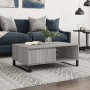 Mesa de centro madera de ingeniería gris Sonoma 90x60x35 cm de vidaXL, Mesas de centro - Ref: Foro24-827074, Precio: 76,42 €,...
