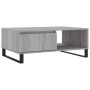 Mesa de centro madera de ingeniería gris Sonoma 90x60x35 cm de vidaXL, Mesas de centro - Ref: Foro24-827074, Precio: 76,42 €,...