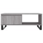 Mesa de centro madera de ingeniería gris Sonoma 90x60x35 cm de vidaXL, Mesas de centro - Ref: Foro24-827074, Precio: 76,42 €,...