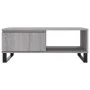 Sonoma gray engineered wood coffee table 90x60x35 cm by vidaXL, Coffee table - Ref: Foro24-827074, Price: 75,49 €, Discount: %